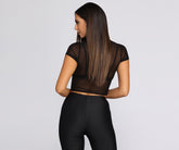 T-shirt court Mesh With Me